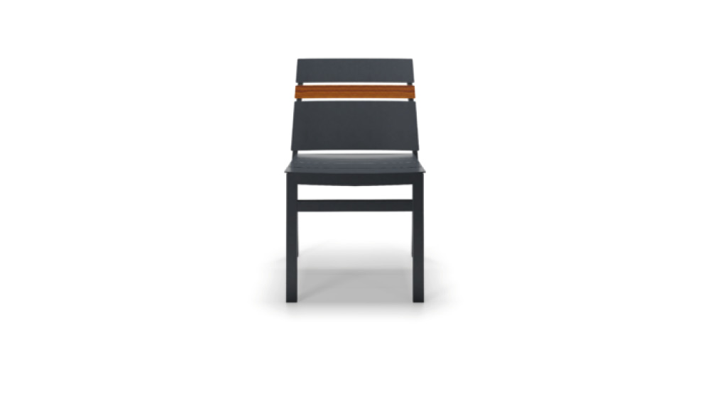 Monarch Linear Sidechair front view
