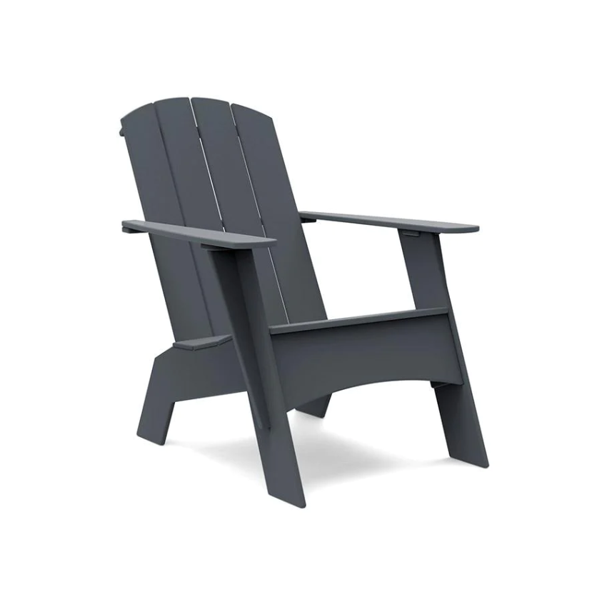 Curved tall adirondack chair
